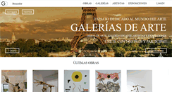 Desktop Screenshot of galerias-arte.com
