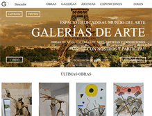 Tablet Screenshot of galerias-arte.com